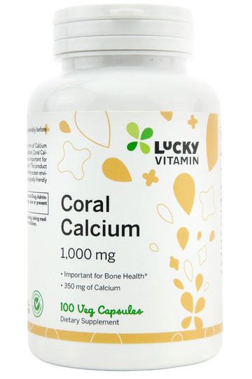 LuckyVitamin - Coral Calcium 1000 mg. - 100 Veg Capsules