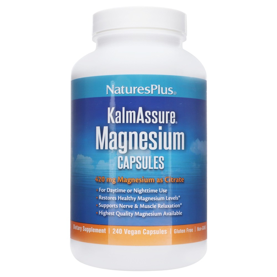 Natures Plus - KalmAssure Magnesium - 240 Capsules