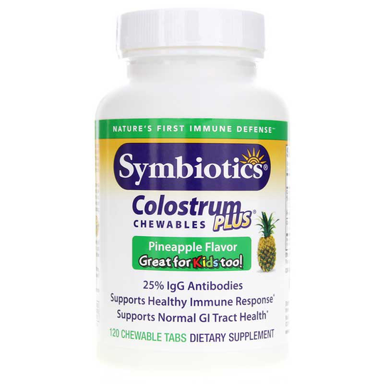 Symbiotics Colostrum Plus Chewables 120 Chewable Tablets