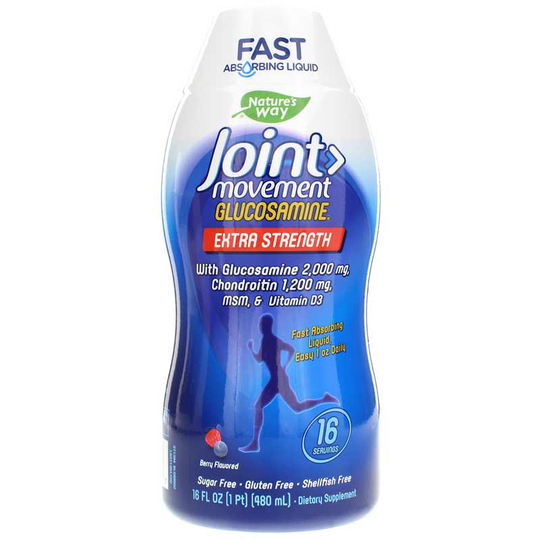 Natures Way Joint Movement Glucosamine Liquid 16 Oz