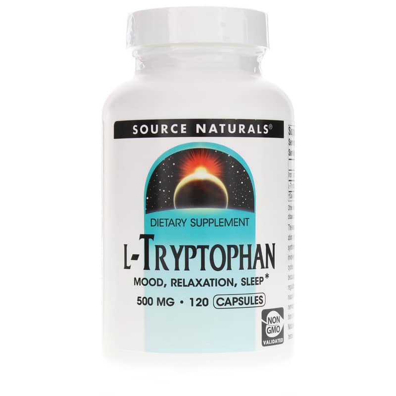 Source Naturals L-Tryptophan 500 Mg Capsules 120 Capsules