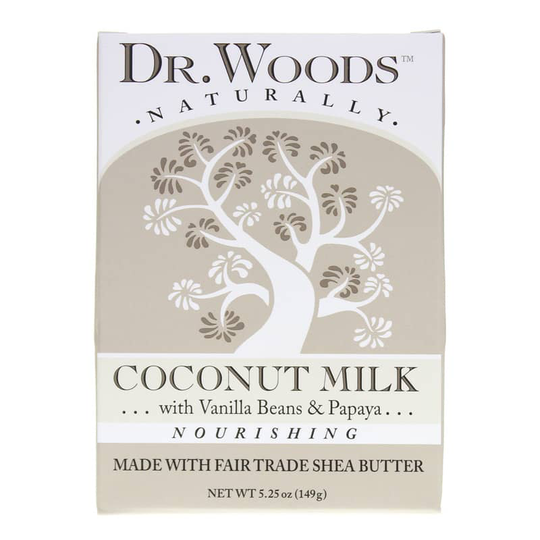 Dr. Woods Shea Butter Bar Soap Coconut 5.25 Oz
