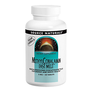 MethylCobalamin Fast Melt - Quick-Dissolving Coenzymated B12 - 5 MG (60 Tablets)