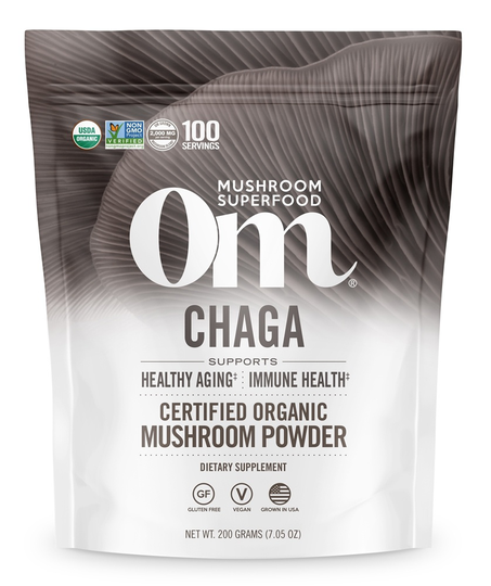Om - Chaga Organic Mushroom Powder - 7.05 oz.