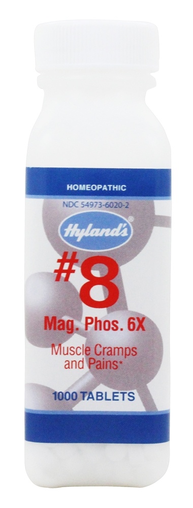 Hylands - Cell Salts 8 Magnesia Phosphorica 6 X - 1000 Tablets