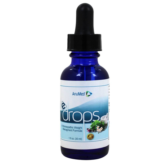 AnuMed - eDrops Homeopathic Weight Management Formula - 1 fl. oz.