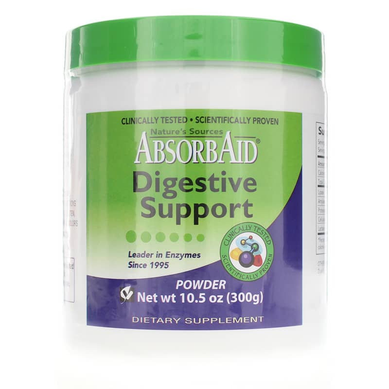 Natures Sources AbsorbAid Digestive Support Powder 10.5 Oz