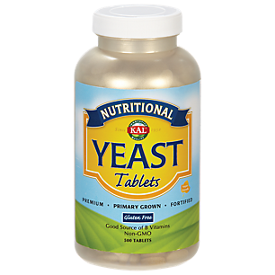 Nutritional Yeast - Non-GMO Source of B Vitamins (500 Tablets)