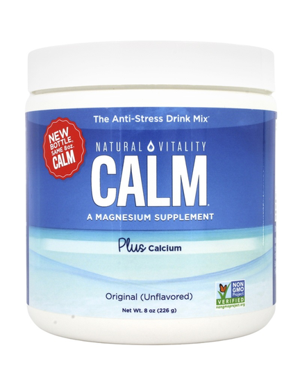 Natural Vitality - Natural Calm Plus Calcium Unflavored - 8 oz.