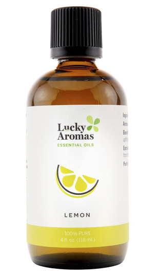 LuckyAromas - 100 Pure Essential Oil Lemon - 4 fl. oz.