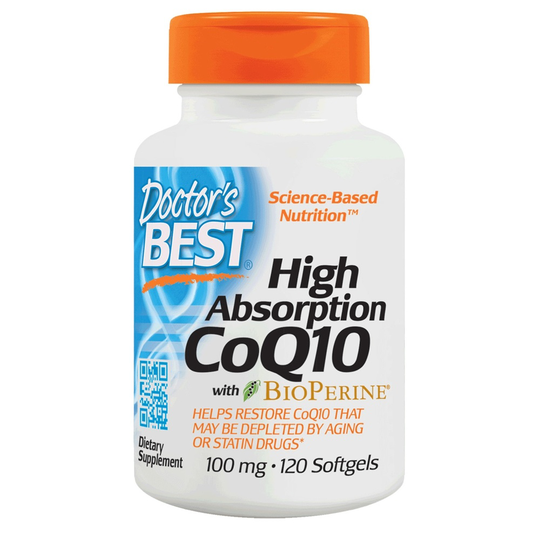 Doctor's Best - High Absorption CoQ10 100 mg. - 120 Softgels