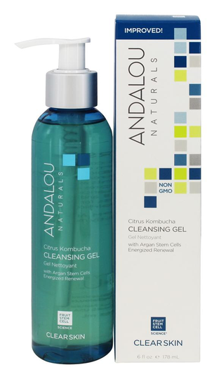 Andalou Naturals - Clear Skin Cleansing Gel Citrus Kombucha - 6 fl. oz.