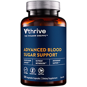 Advanced Blood Sugar Support - Antioxidant & Nutrient Metabolism - 500mcg of Chromium (120 Vegetarian Capsules)