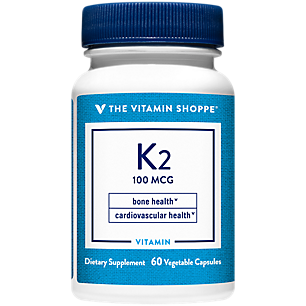 Vitamin K2 - Supports Bone & Cardiovascular Health - 100 MCG (60 Vegetarian Capsules)