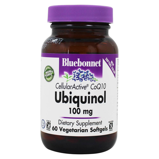 Bluebonnet Nutrition - Cellular Active CoQ10 Ubiquinol From Kaneka QH 100 mg. - 60 Softgels