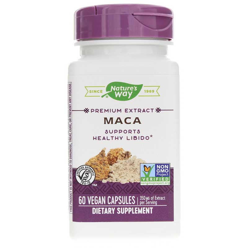 Natures Way Maca Standardized 60 Capsules
