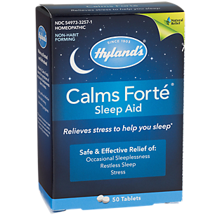 Calms Forte Sleep Aid - Homeopathic Medicine for Sleeplessness & Stress (50 Tablets)