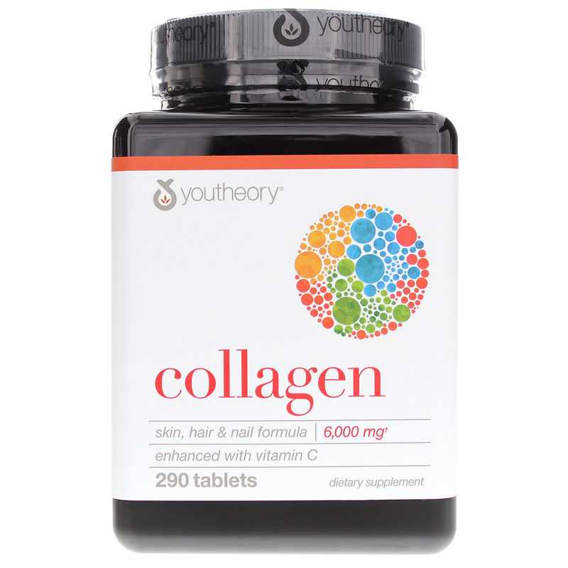 Youtheory Collagen Skin Hair & Nail Formula, 290 Tablets