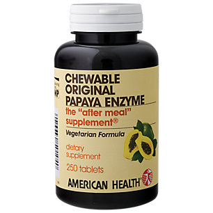 Chewable Papaya Enzyme - The After Meal Supplement (250 Chewable Tablets)
