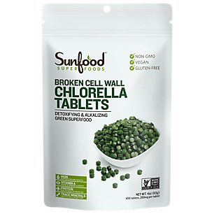 Broken Cell Wall Chlorella Tablets - Detoxifying & Alkalizing Green Superfood (37 Servings)
