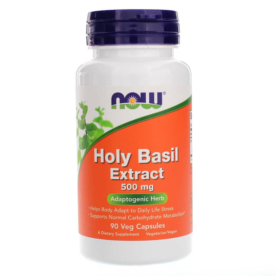 NOW Foods Holy Basil Extract 500 Mg 90 Veg Capsules