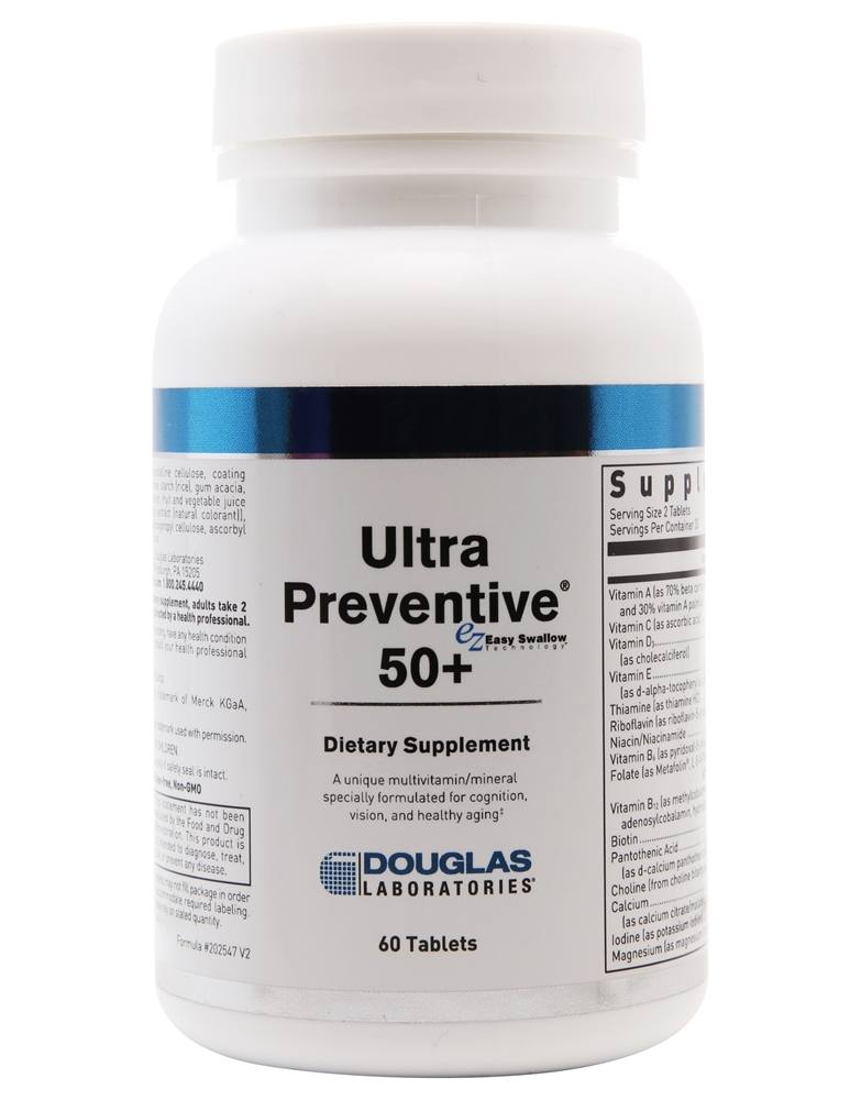 Douglas Laboratories - Ultra Preventive 50 Multivitamin - 60 Tablets