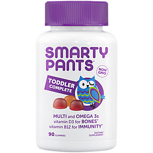 Toddler Complete Gummy Multivitamin - Omegas 3s, Vitamin D3, Vitamin B12 - Mixed Berry (90 Gummies)