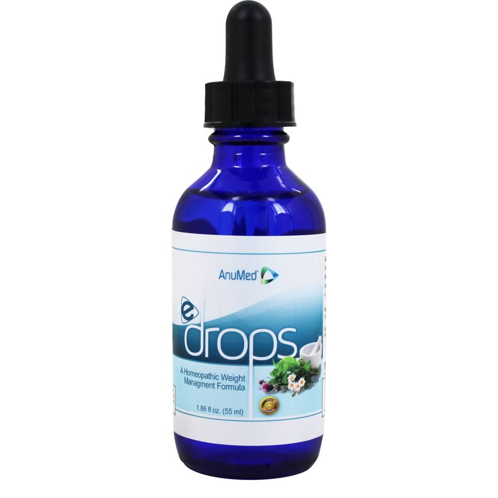 AnuMed - eDrops Homeopathic Weight Management Formula - 1.86 fl. oz.