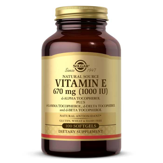 Solgar Vitamin E 670 Mg (1000 IU) 100 Softgels