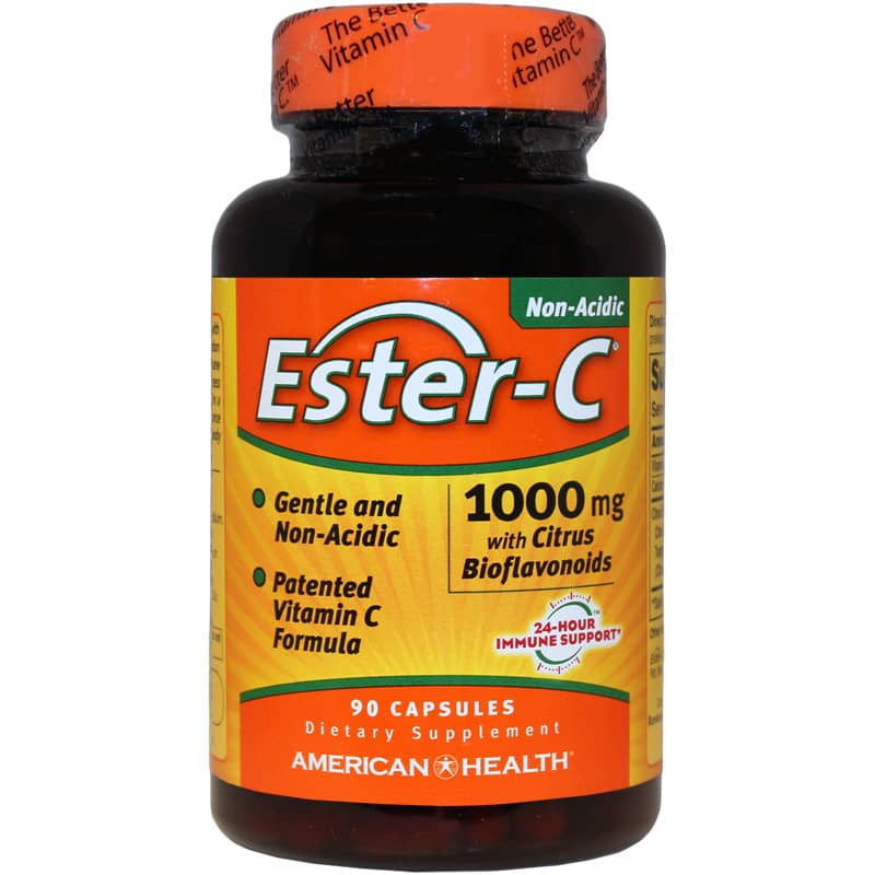 American Health Ester-C 1000 Mg Capsules with Citrus Bioflavonoids 90 Capsules