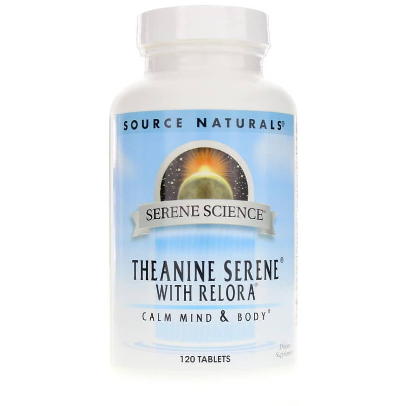 Source Naturals Serene Science Theanine Serene with Relora 120 Tablets