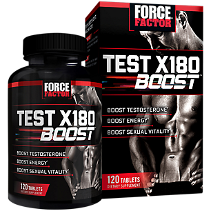 Test X180 Boost - Testosterone Booster, Energy & Sexual Vitality (120 Tablets)