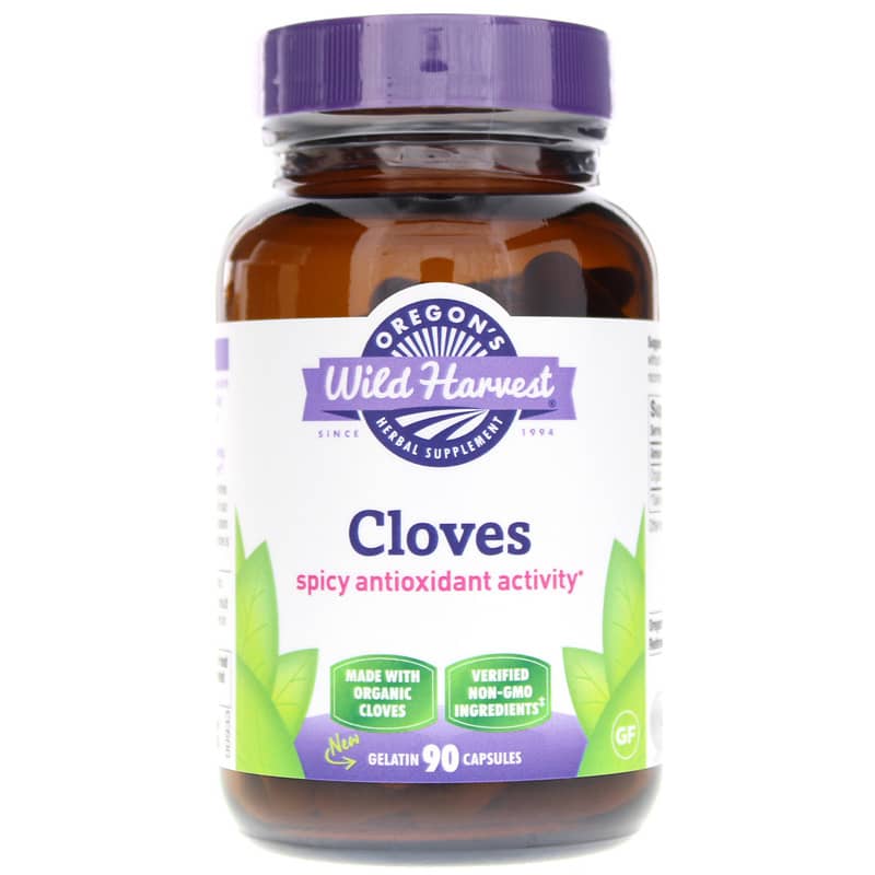 Oregons Wild Harvest Cloves 90 Gel Capsules