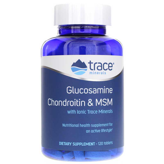 Trace Minerals Research Glucosamine Chondroitin & MSM 120 Tablets