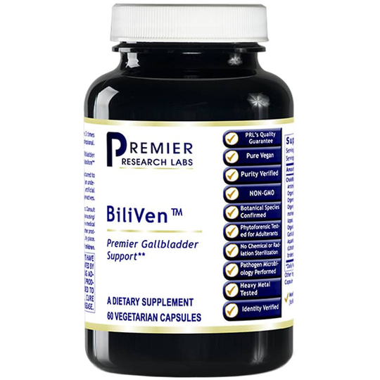 Premier Research Labs BiliVen Detox and Gallbladdar Support 60 Veg Capsules