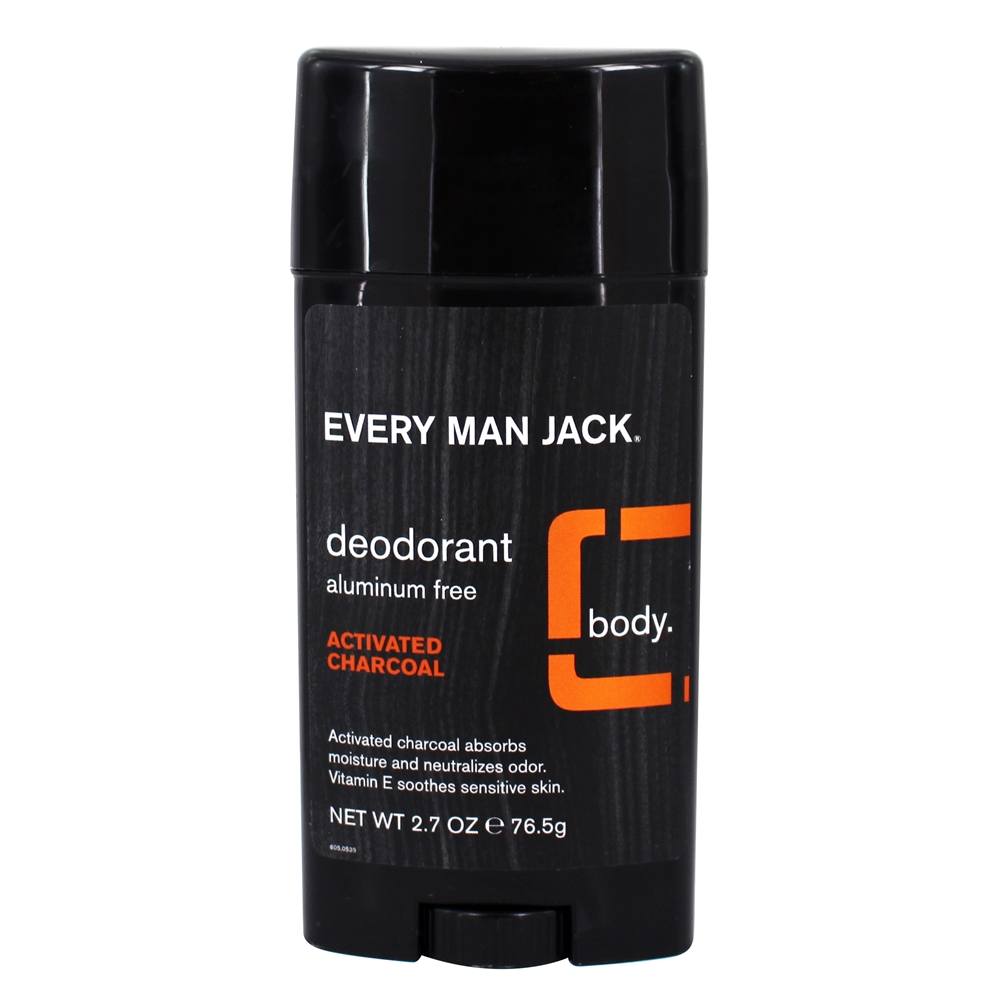 Every Man Jack - Aluminum Free Deodorant Charcoal - 2.7 oz.