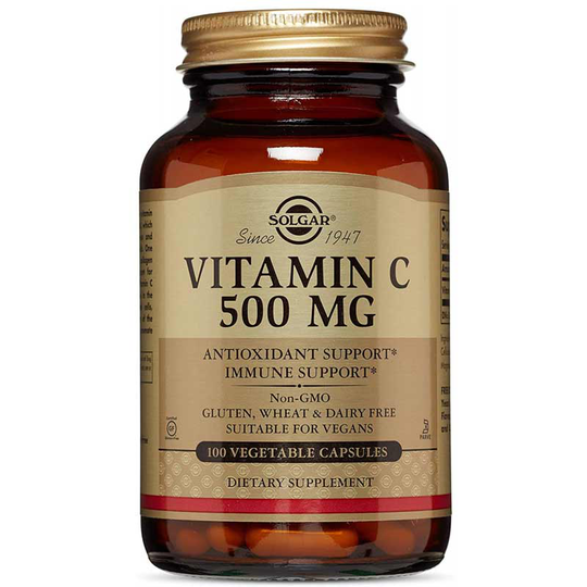 Solgar Vitamin C 500 Mg 100 Veg Capsules