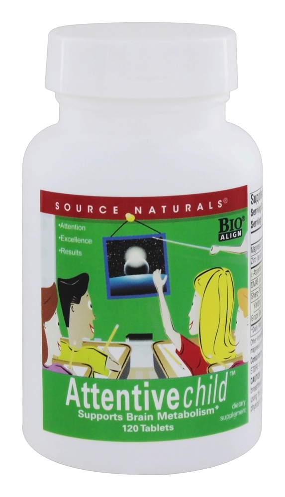 Source Naturals - Attentive Child - 120 Tablets
