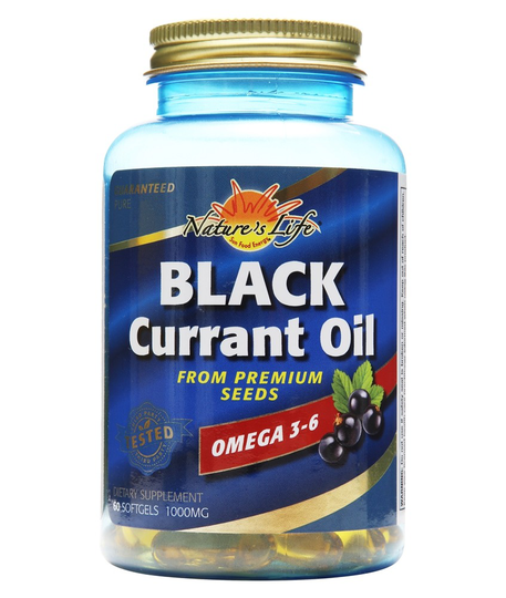 Nature's Life - Black Currant Oil 1000 mg. - 60 Softgels