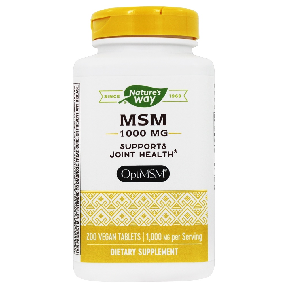 Nature's Way - MSM 1000 mg. - 200 Vegan Tablet(s)