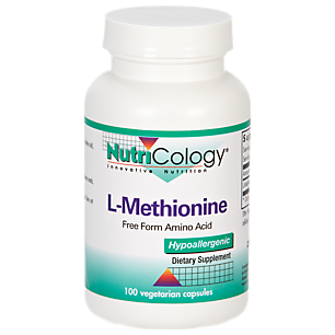 L-Methionine - Free Form Amino Acid - 500 MG (100 Vegetarian Capsules)