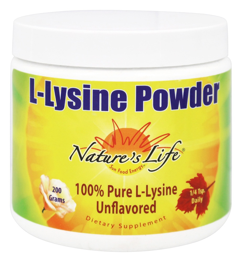Nature's Life - L-Lysine Powder - 200 Grams