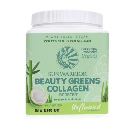 Sunwarrior Beauty Greens Collagen Booster Unflavored 10.6 Oz
