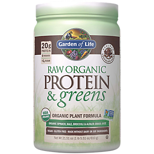 Raw Organic Plant Protein Greens - Chocolate Cacao (21.6 oz. / 20 Servings)