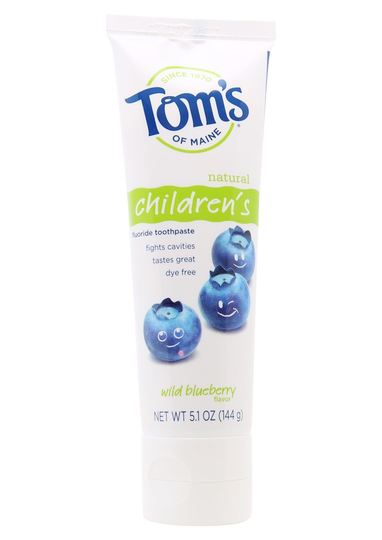 Tom's of Maine - Children's Fluoride Toothpaste Wild Blueberry - 5.1 oz.