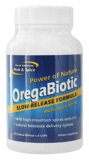 North American Herb & Spice - OregaBiotic - 60 Vegetarian Capsules