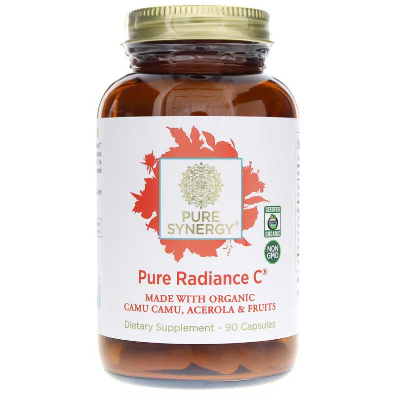 Pure Synergy Pure Radiance C Organic Vitamin C Capsules 90 Veg Capsules