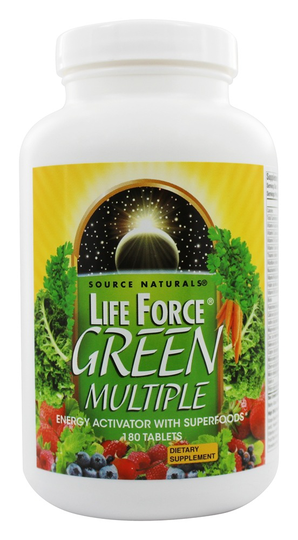 Source Naturals - Life Force Green Multiple - 180 Tablets