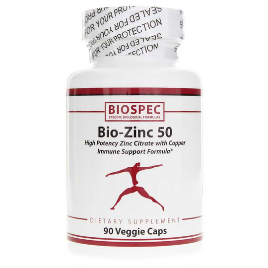 BioSpec Bio-Zinc 50 90 Veg Capsules