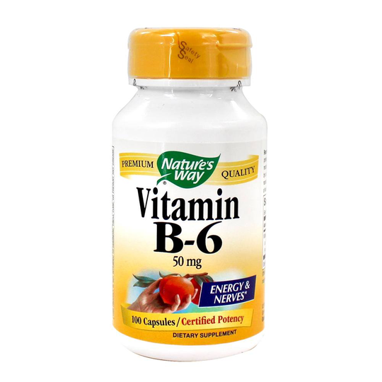 Nature's Way - Vitamin B6 50 mg. - 100 Capsules